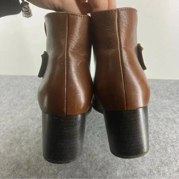 Gabor Tan Leather Ankle Boot Women’s Size 7 (UK6) - Picture 5 of 11